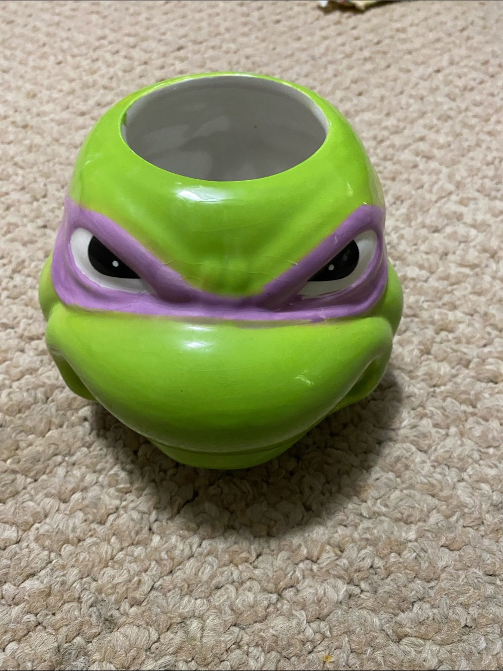 Nickelodeon the teenage mutant ninja turtles Donatello head coffee mug